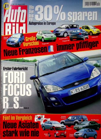 Deckblatt Auto Bild (34/2002)